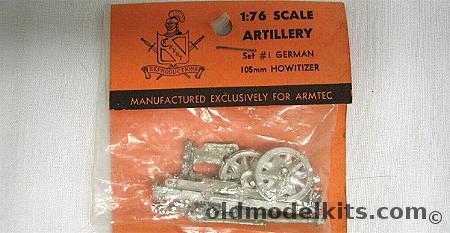 Crest-Armtec 1/76 German 105mm Howitizer, 1 plastic model kit